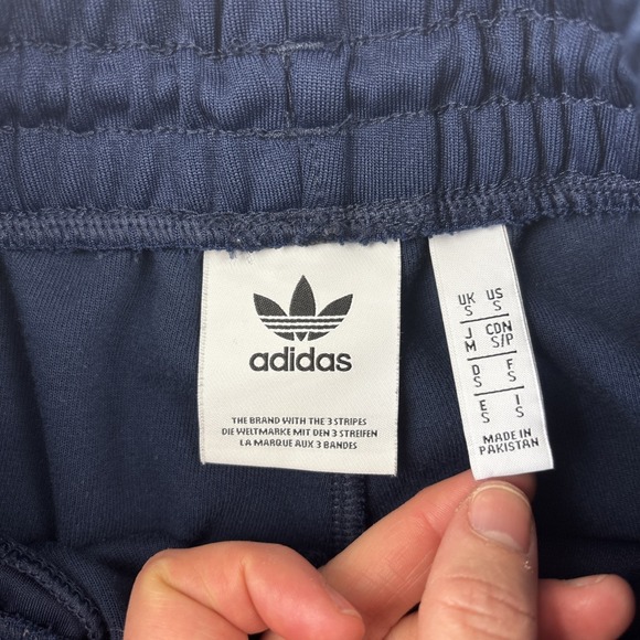 ADIDAS Mens 'Palmerston Joggers' Small Multicolor Sweatpants Zip Pockets Blue - Picture 3 of 14